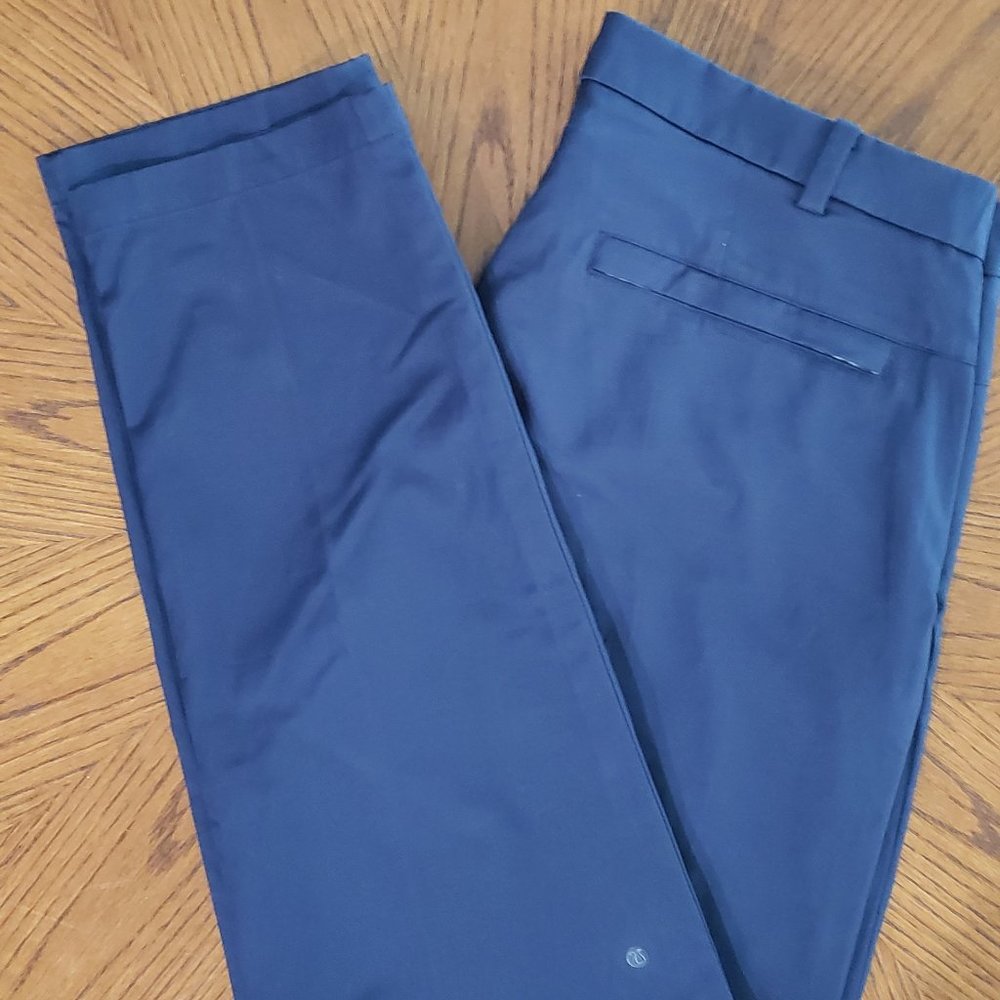 Lululemon Commission Pants Navy Blue Work Casual Men's Size 38x34 Excellent!